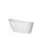 67" x 29.53" Freestanding Soaking Acrylic Single Slipper Bathtub