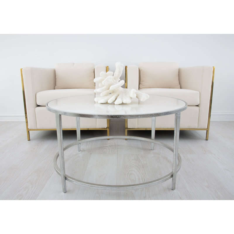 Augustine Coffee Table, Silver