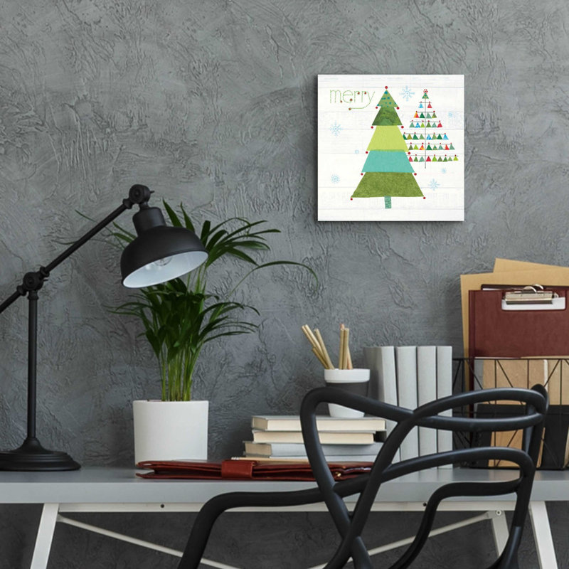 «Christmas Patchwork I» par Courtney Prahl, H 12 po x l 12 po x P 0,13 po