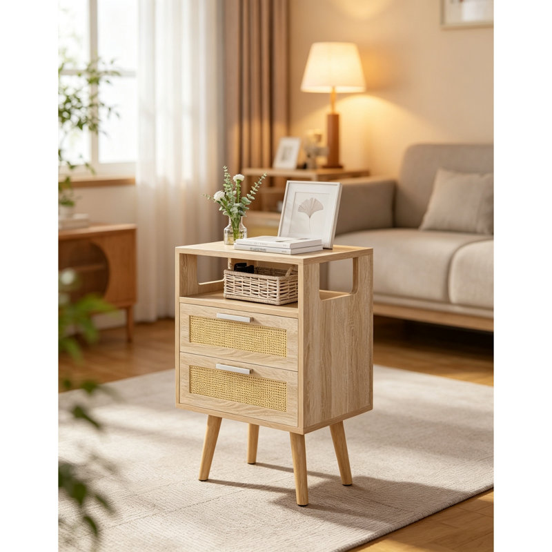 39 cm W Bedside Table