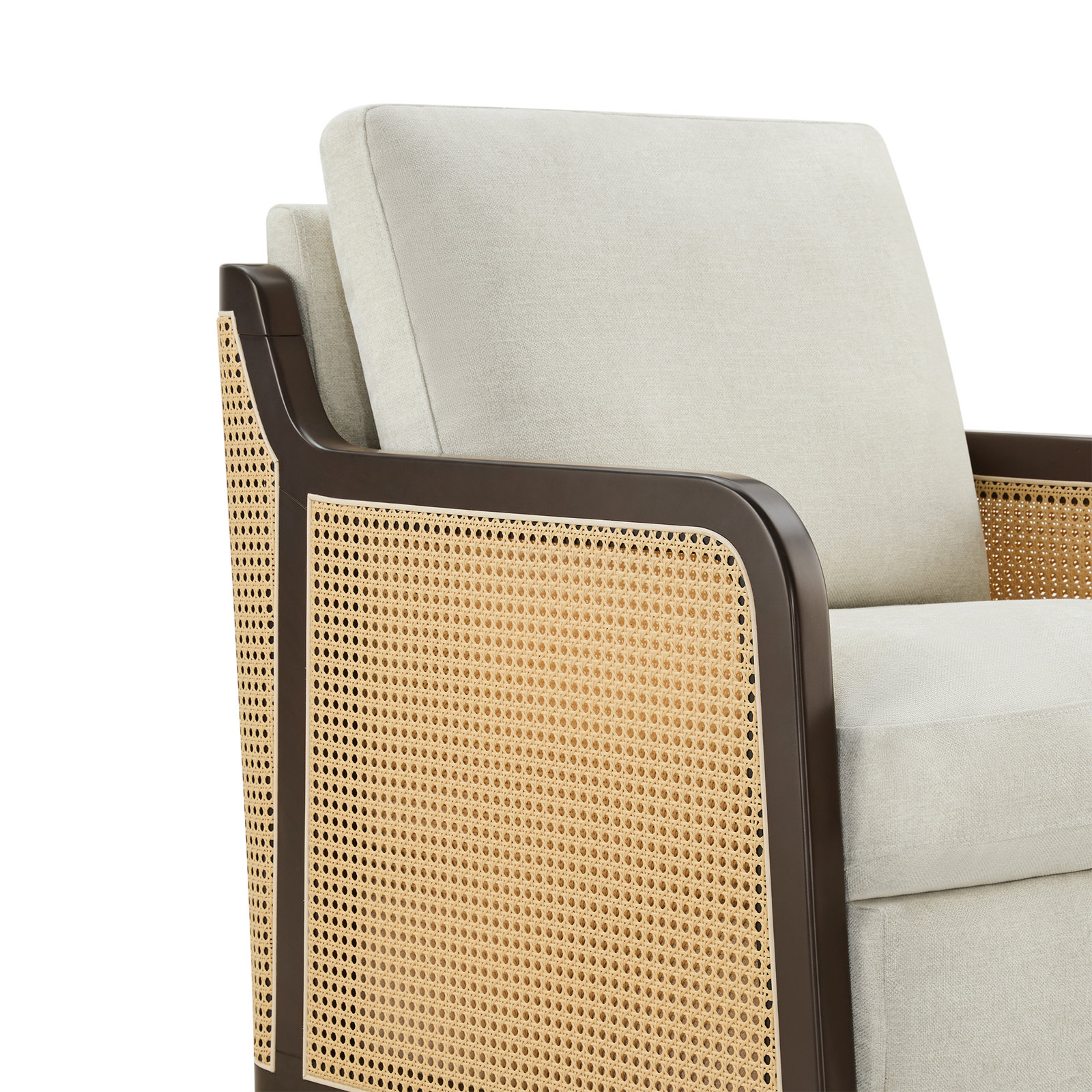 Swivel Armchair, Beige