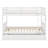 Space-Saving Wood Bunk Bed Featuring A Trundle And Convertible Design-77158133