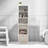 Wood Cabinet Laundry Hamper with Handles