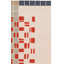 Elswick Geometric Hand Tufted Wool/Cotton Area Rug in Grey/Red/Beige-428971180