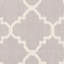 Tapis gris en laine et coton tissé à la main Rodgers-637014405