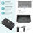 Attop Handmade Nano Black Stainless Steel Scratch-resistant 32 Inch Single Bowl Undermount Kitchen Sink With Strainer