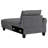Verona Grey Loose Back Sectional Sofa