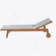Chaise longue d'extérieur à structure en bois-392881032