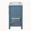 Ensemble de meuble-lavabo simple 30 po avec 5 tiroirs, meuble-lavabo autoportant avec cadre en bois massif 30 po-111832167