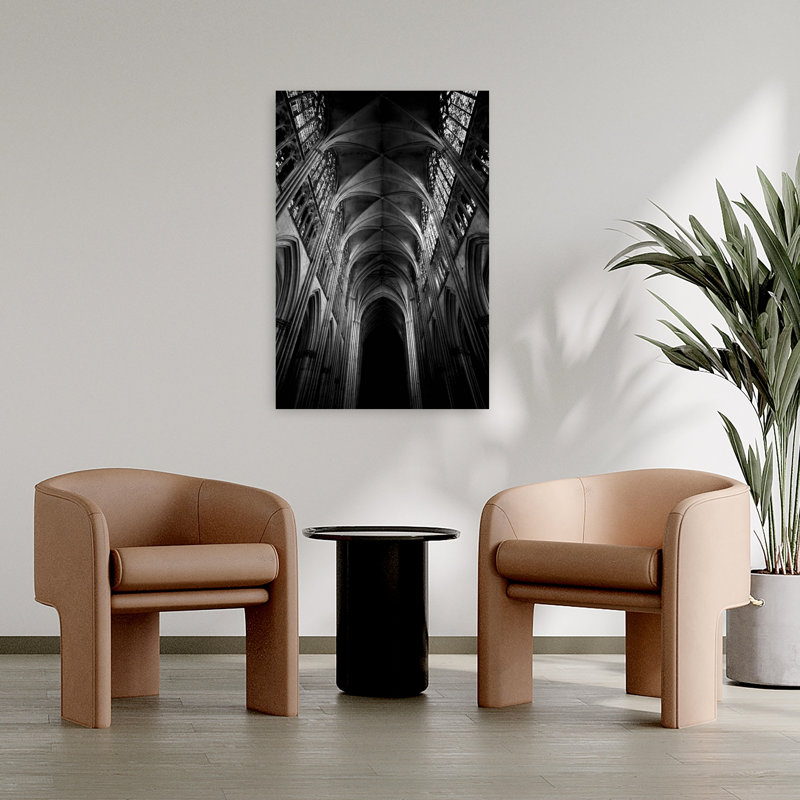 Architecture 3 Art contemporain abstrait, H 36 po x l 24 po