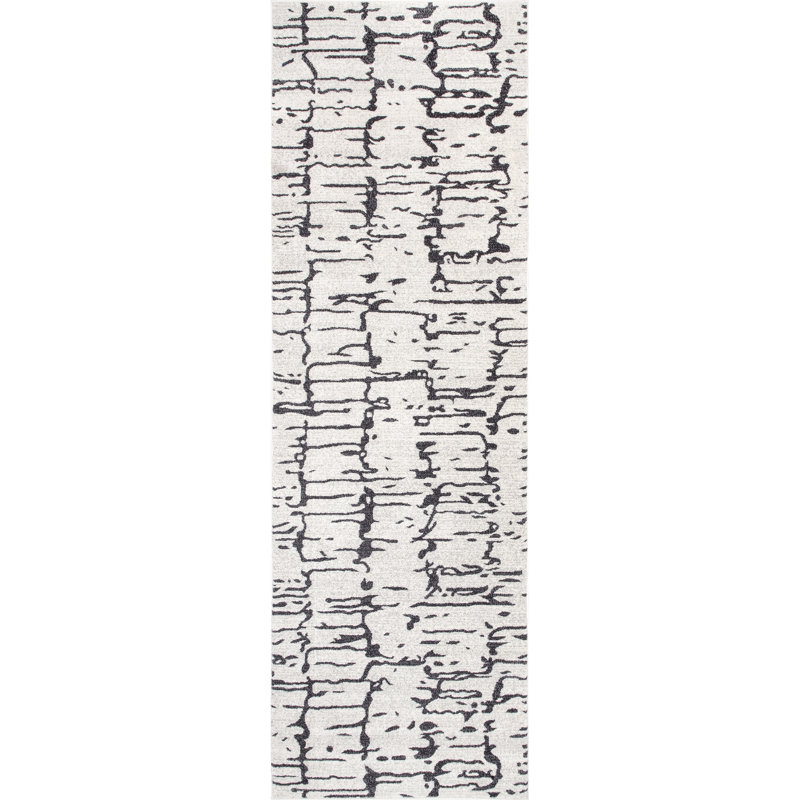 Ageeth Abstract Indoor Rug, Runner 2'8" x 8'