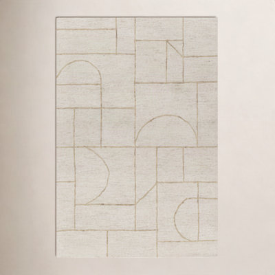 Caelob Wool Geometric Indoor Rug