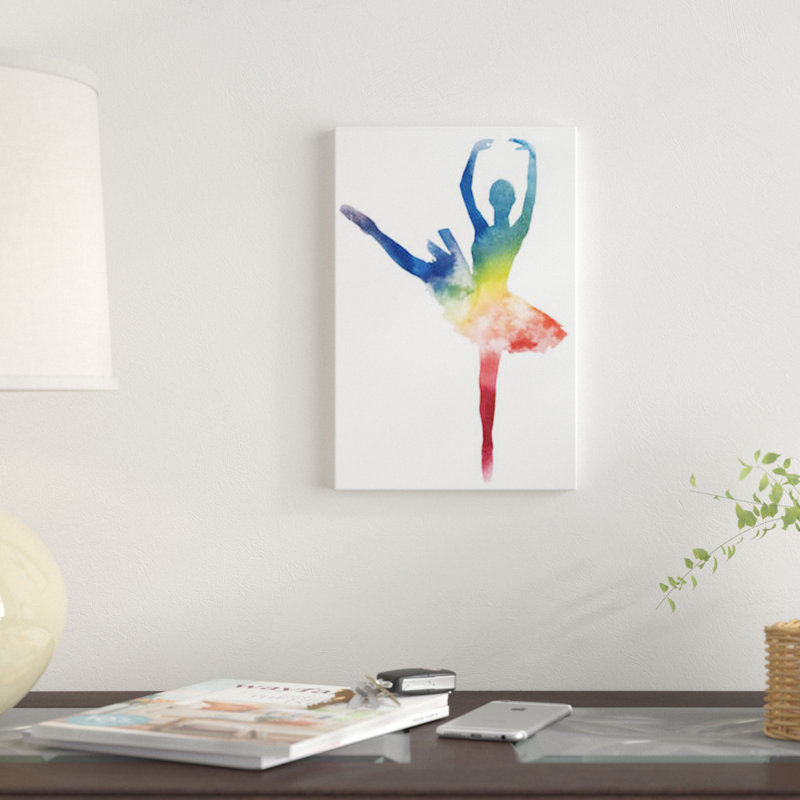 « ballerine beam iii », impression sur toile tendue, H 18 po x l 12 po x P 1,5 po, Toile tendue, Pas de tapis