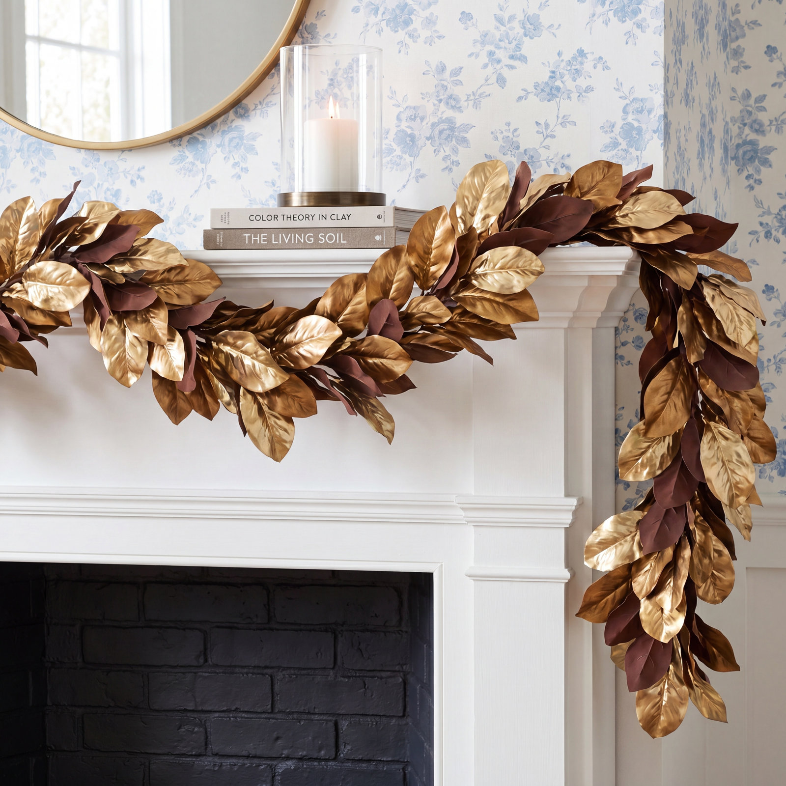 72" Magnolia Christmas Garland