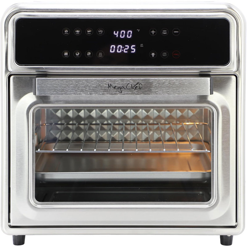 Four à friteuse à air numérique en acier inoxydable de 21,13 pintes Megachef