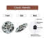 Horloge murale en miroir 12 po