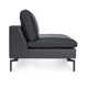 New Standard Armless Leather Loveseat