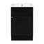 Meuble-lavabo de 20 po avec lavabo, noir. Tablette de porte d'armoire et tablette réglable. Finition lisse du lavabo en céramique. Pour armoire à panneau à utilisation silencieuse. Trou de robinet et surface imperméable. Fermeture silencieuse-377285211