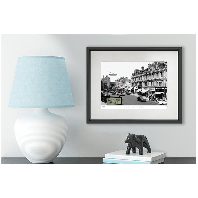 Bromley, High Street 1957 by Francis Frith - Single Picture Frame Print, 40cm H x 50cm W x 2.3cm D