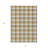 3' X 5' Beige Plaid Washable Indoor Outdoor Area Rug