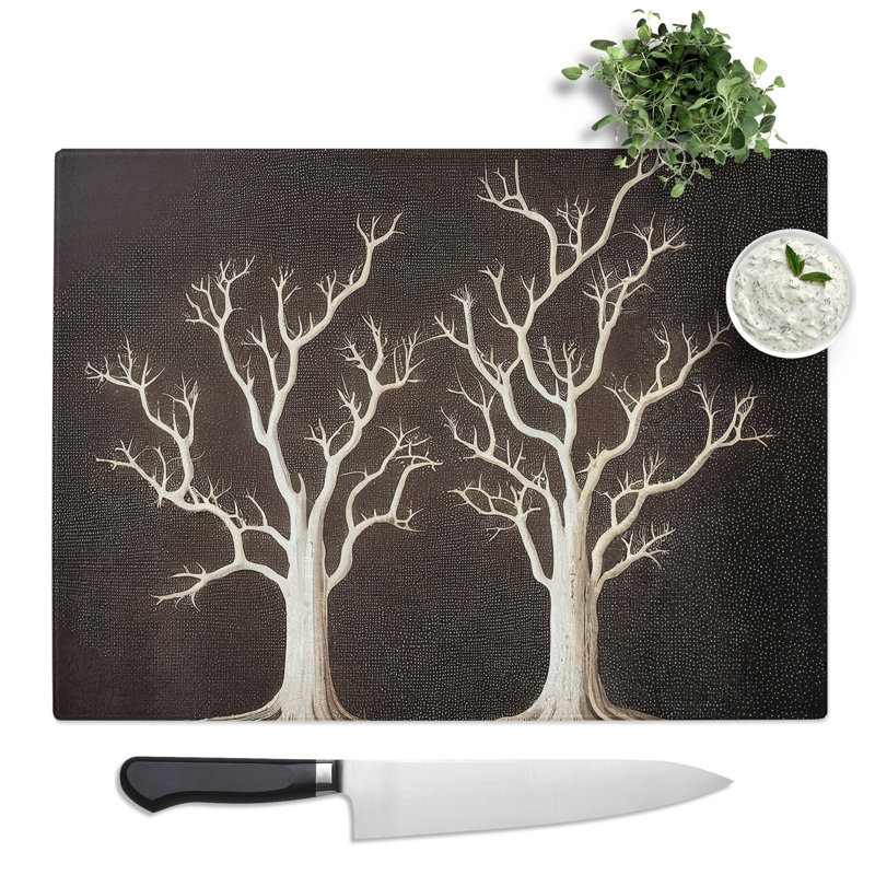 Amazing Trees  Glass Chopping Board