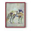 Fantastic Florals Fox, reproduction encadrée debout - bois massif-759958178-759958200