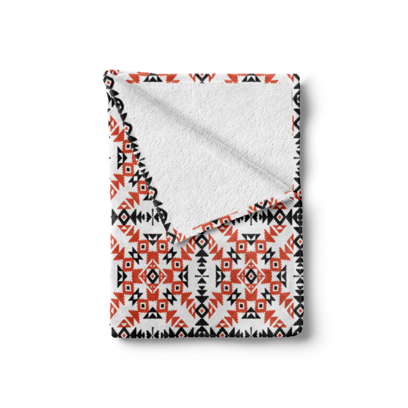Hand Woven Throw Blanket, 70" W x 90" L