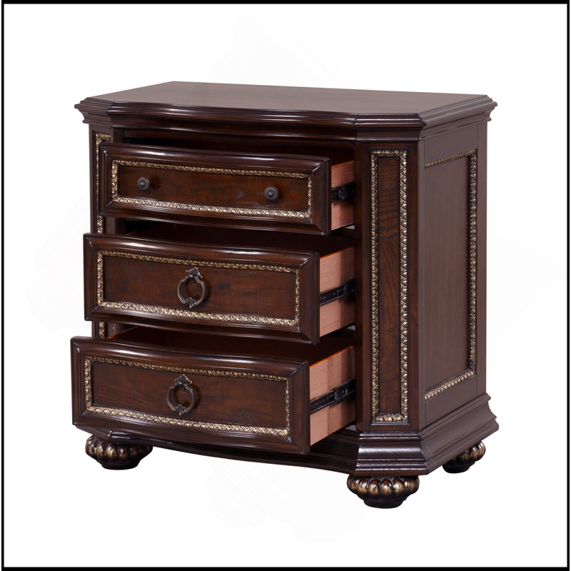 Table de chevet, cerise