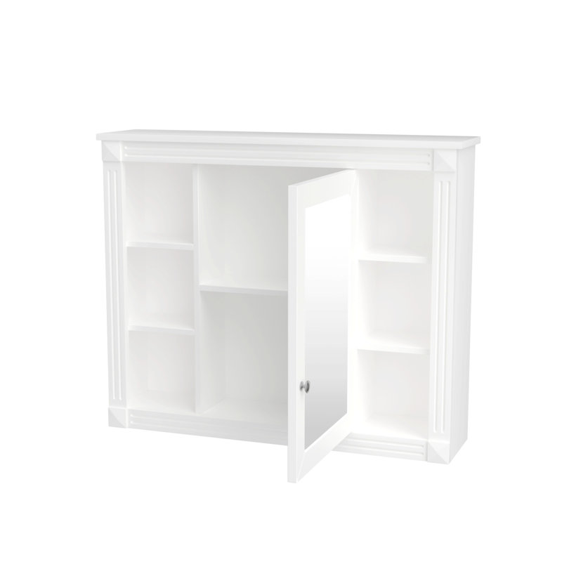 Rangement pour salle de bain Azmina, Blanc