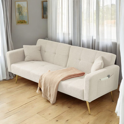 3 Seater Fabric Sofa Bed