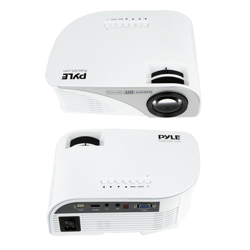 Pyle 1200 Lumens Portable Projector