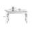 Nut-brown Rectangular Solid Wood Dining Table