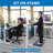 Large Electric Height Adjustable Corner Standing Desk-106653176