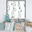 «Eucalyptus Branches On White II», reproduction d'art sur toile tropicale-66804232-66804231