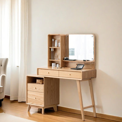 Modern Natural Solid Wood Dresser