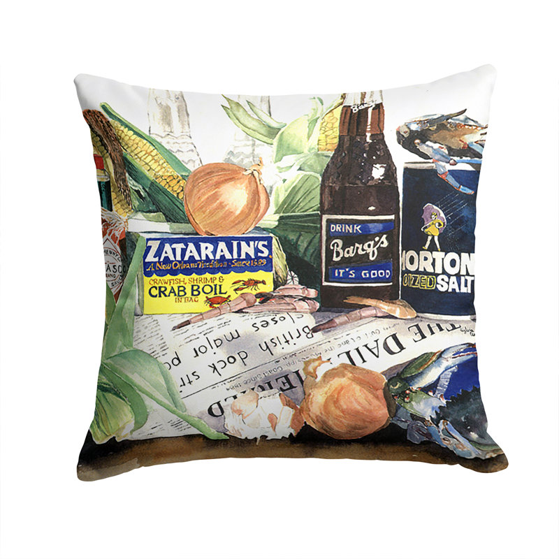 Coussin intérieur/extérieur barq, crabes et épices