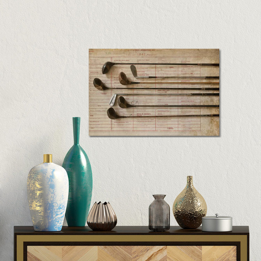 Golf II by Symposium Design - Gallery-Wrapped Canvas Giclée on Canvas