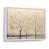 White Floater Framed