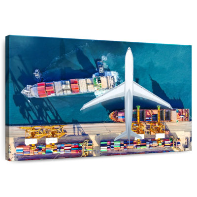 Mehar Airplane Over Cargo Port