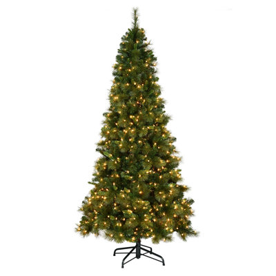 6.5' H Lighted Artificial Pine Christmas Tree