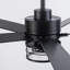 Ventilateur de plafond 65 po à 5 pales avec lumières DEL et télécommande Rivenbark