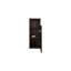 Solution de rangement pour salle de bain - Armoire flottante noire et noyer pour organiser votre espace avec style