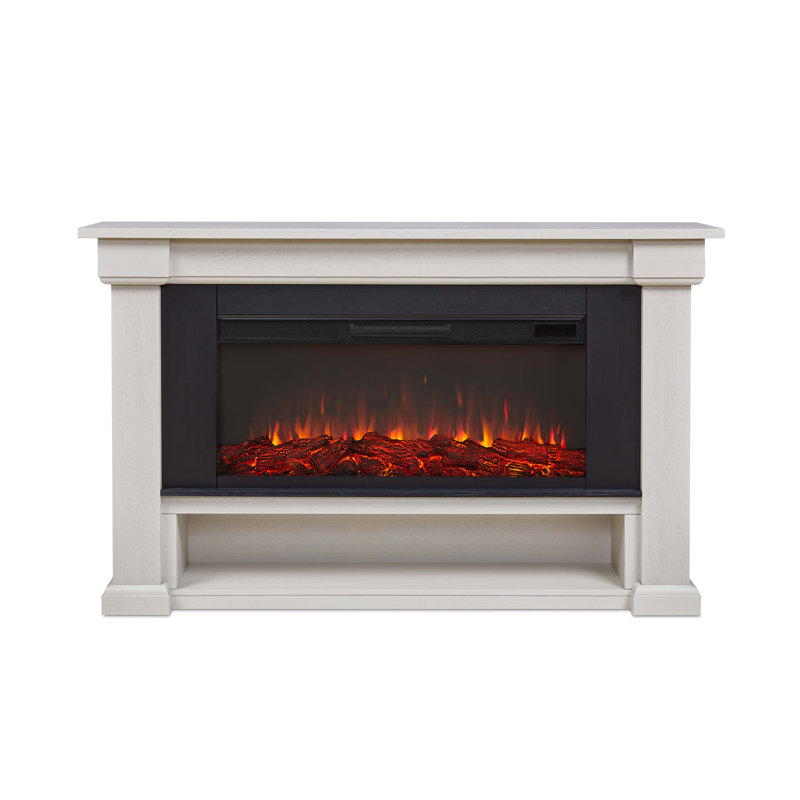 Bristow 66" Landscape Electric Fireplace by Real Flame, Bone