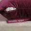 Housse de coussin en velours mat 1pc-126007411-126007454