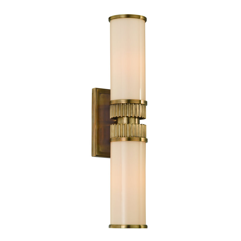 Harper Armed Sconce, Aged Brass