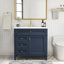 Meuble-lavabo moderne avec lavabo supérieur, 2 tiroirs et un tiroir basculant-1454297270