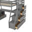 Lit mezzanine simple avec bureau intégré-556139019