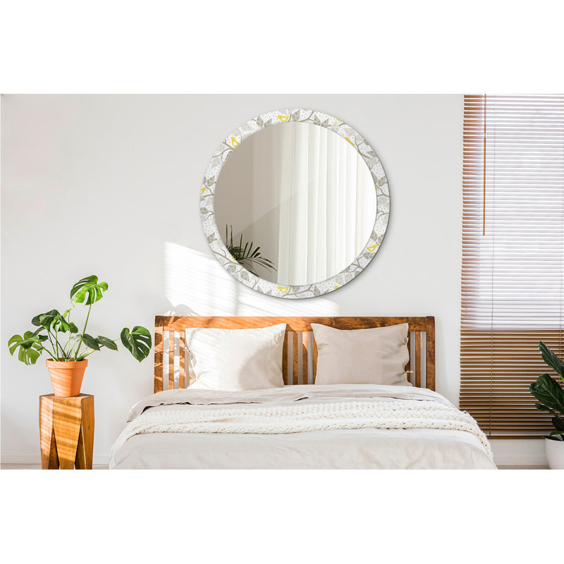 Huldar Glass Flat Wall Mirror
