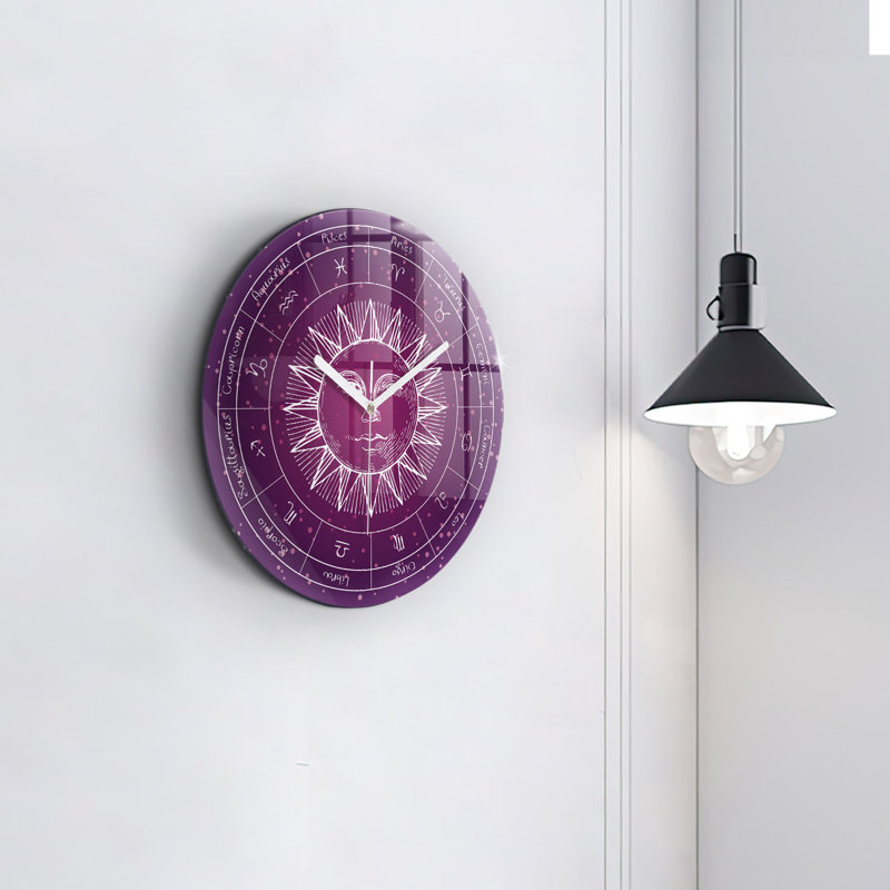 Glass Wall Clock