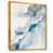 Toile avec cadre flottant or